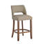 Tabouret de bar moderne en similicuir, hauteur du comptoir, pieds en bois massif, ensemble de 4-270211811-270211839