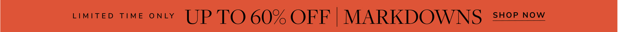 Markdowns Banner - M