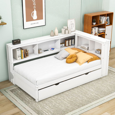 Postfield Twin Storage Platform Bed