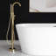 Robinet de baignoire monocommande à fixation au sol avec douche à main-50320439