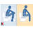 Tissue and Cell Phone Holder Toilet Stool Aid