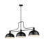Lustre linéaire moderne à 3 lumières Eraste-205982680
