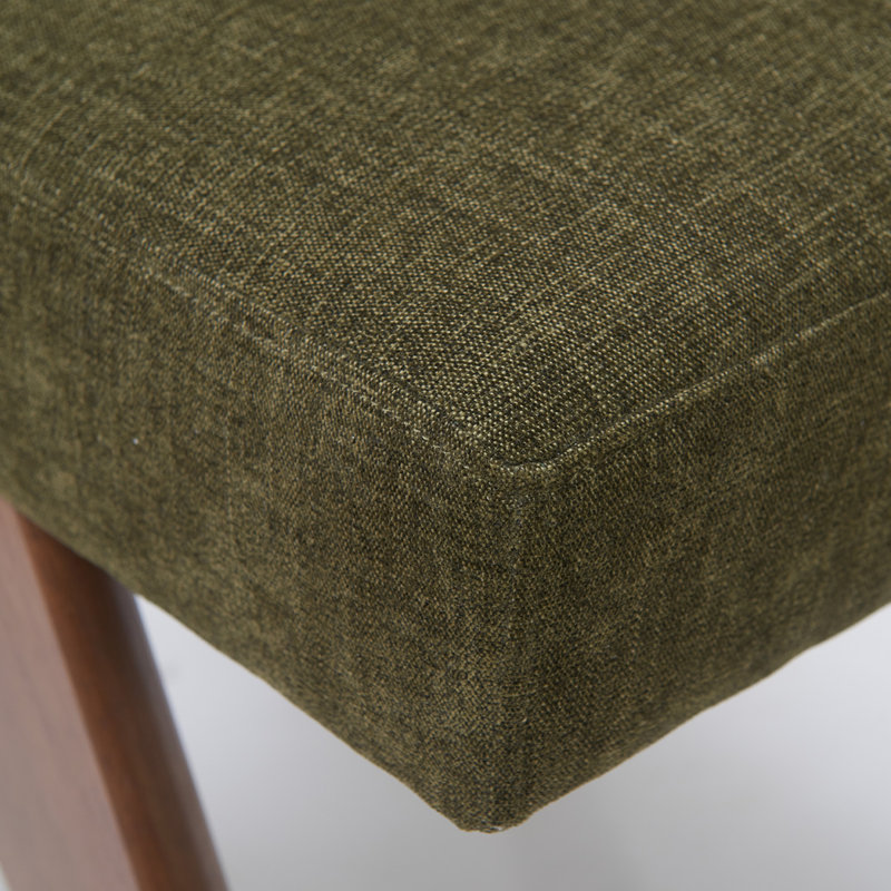 Chaise de salle à manger Brittnie, Vert olive