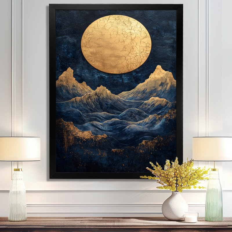 Hullinger - Fantasy Canvas Wall Art, H 32 po x l 16 po, Noir, noir, noir, noir, Reproduction encadrée d'une seule photo