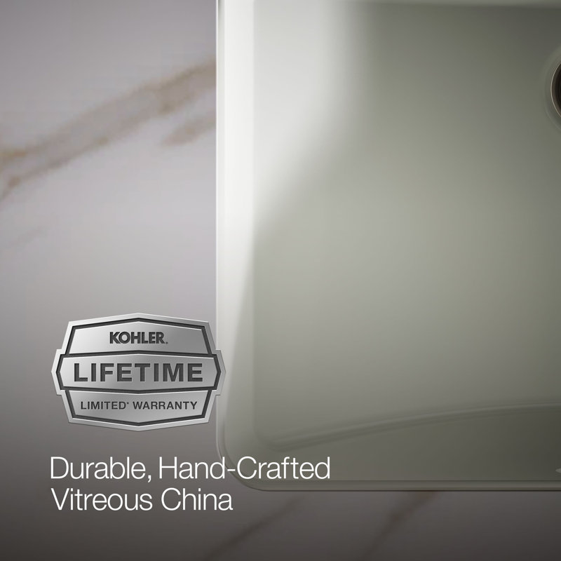 Ladena Vitreous China Rectangular Undermount Bathroom Sink, Dune