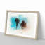 Los Angeles Palm Trees in Abstract - Picture Frame Graphic Art Print-55759938-55759941