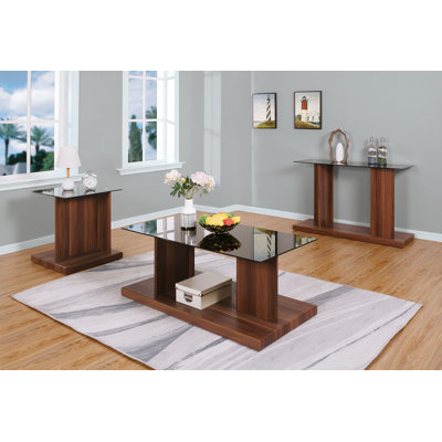 Ensemble de tables basses 3 pièces Donjae