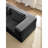 Oversized Upholstered Sectional Sofa Couch Set