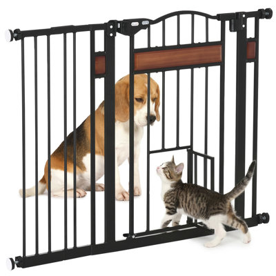 Erbey Pressure Mounted Pet Gate With Door