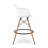 Modholic Eiffel Counter Stool With Arms, White-71243327