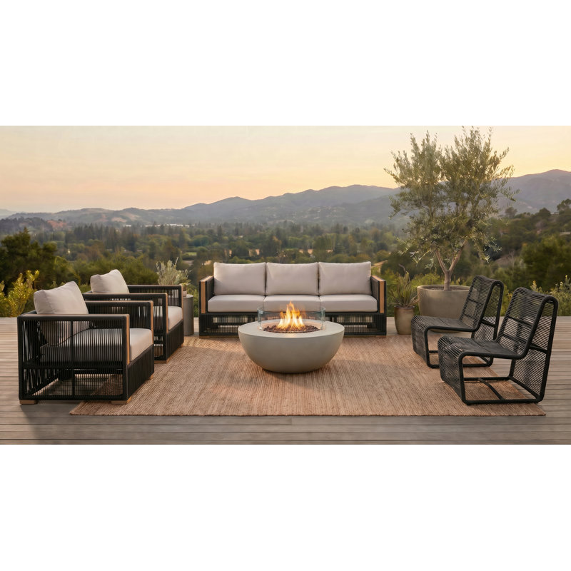 Campo Club Chair - Natural, Charcoal, Black