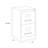 22" Deep 2 Drawer Letter Width Vertical File Cabinet, Commercial Grade,-1480660621