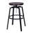 Reina Swivel Adjustable Height Counter Stool with Metal Frame
