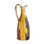 Vase en céramique avec une finition abstraite multicolore-321860670-321860657