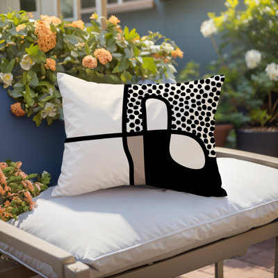 Coussin lombaire réversible intérieur / extérieur Jai Abstract