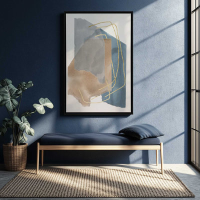 Fragments of Light I Canvas Print in a Frame