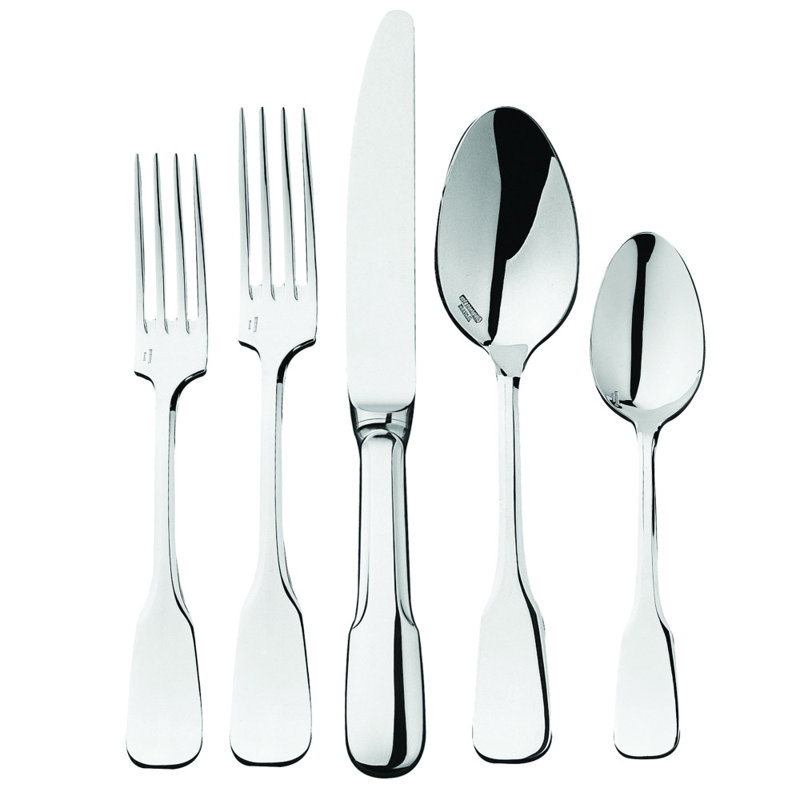 Lutece 5 - Piece Stainless Steel Flatware Set - Service for 1