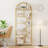 Bookcase, Arched Display Rack with 9-Tier Display Open Shelves-413554431