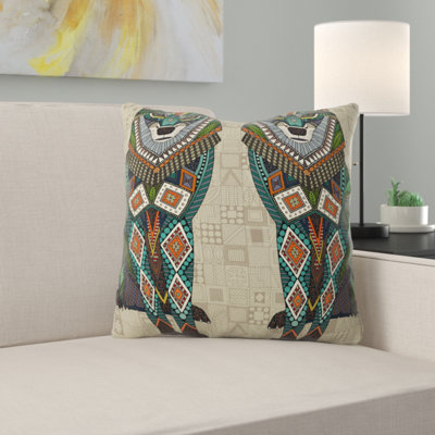 Coussin intérieur / extérieur Sharon Turner Wolf