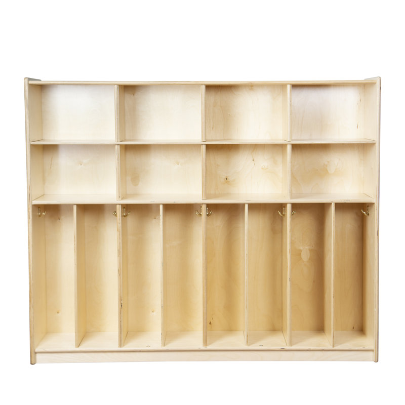 Contender Birch Neat-N-Trim Lockers (60"W) RTA, No, 49" H x 60" W x 12" D