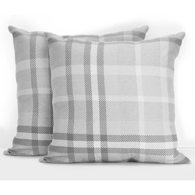 Pacifica Plaid Outdoor Throw Pillow