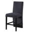 Chaise 2 pièces MIRIAM NOIR-134680549
