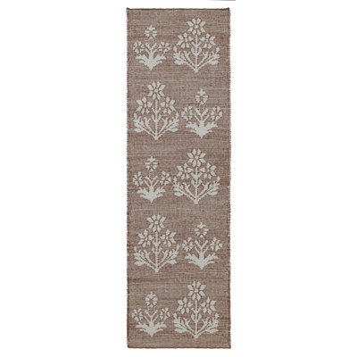 Heidi Botanical Flatweave Jute Rug