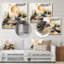 Paysage jaune et noir Symphony III - Paysage abstrait-243029147