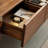 Black walnut solid wood TV cabinet