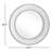 Nalewicki Textured Glass Round Mirror