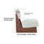 Ensemble de 2 chaises de salon rembourrées en polyester Comfy-767048417-767048420