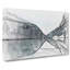 Mountain Range Reflection In Abstract - Wrapped Canvas-55308913