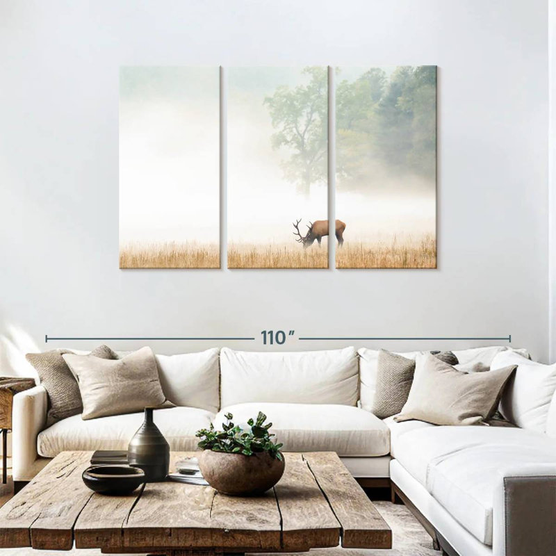 Brampt Cataloochee Elk, 48" H x 74" W