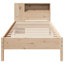 Bookcase Bed Without Mattress Solid Wood Pine-2104868737-2104868736