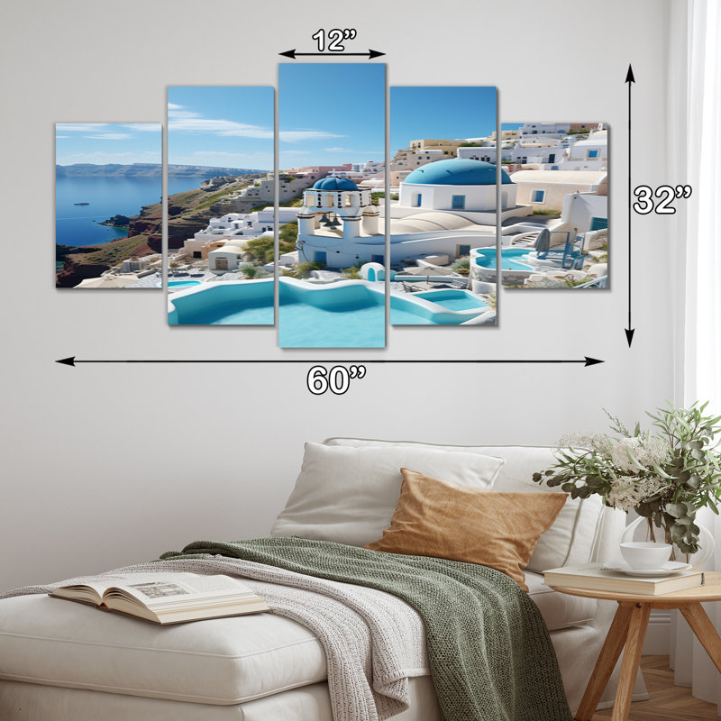 Grèce Santorini Dreams I 5 pièces