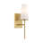 River 1-Light Wall Sconce in Brass-1078915330