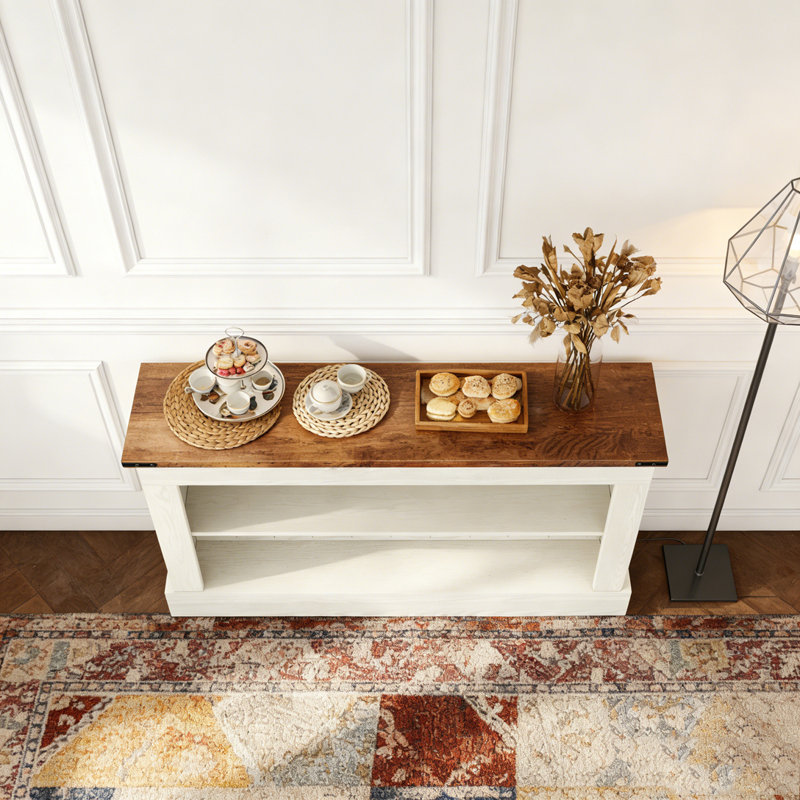 Long Entryway Sofa Table With Storage