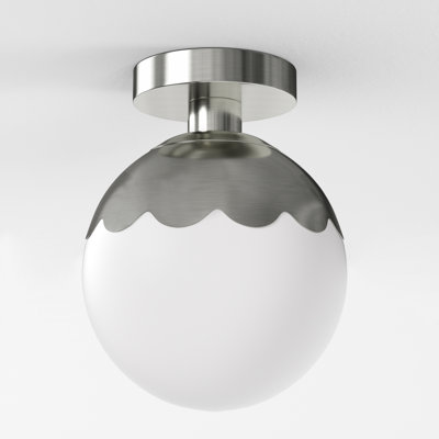 Plafonnier semi-encastré 1 lumière l 7,87 po