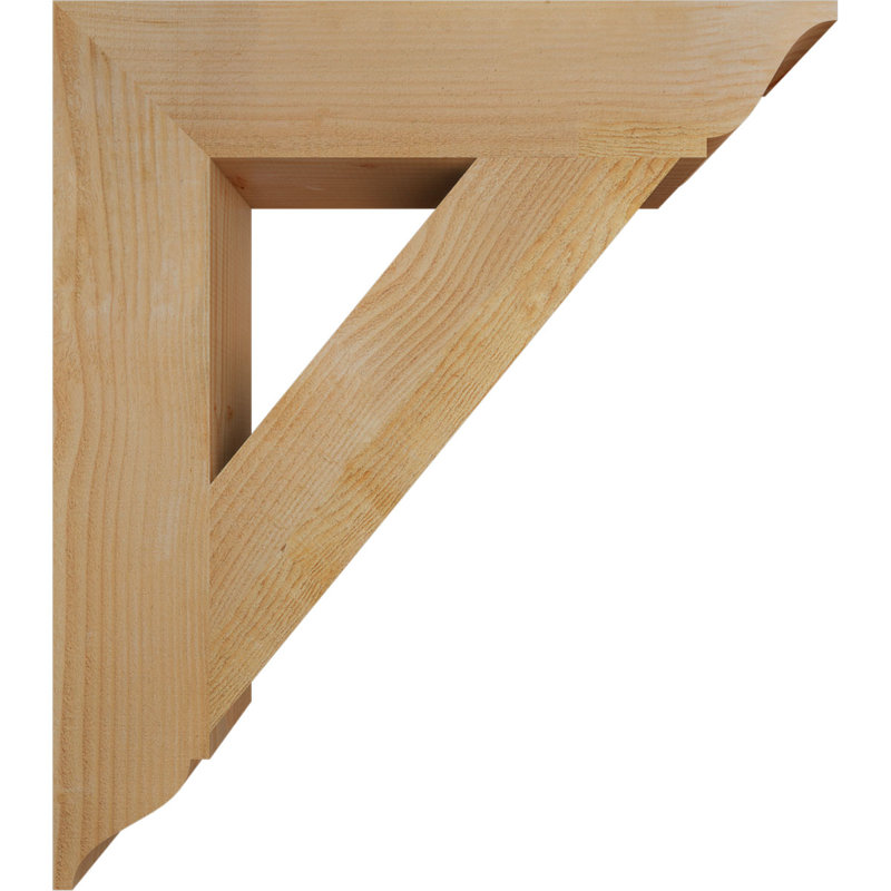 Support traditionnel, H 34 po x l 6 po x P 30 po, Douglas (sciage brut)