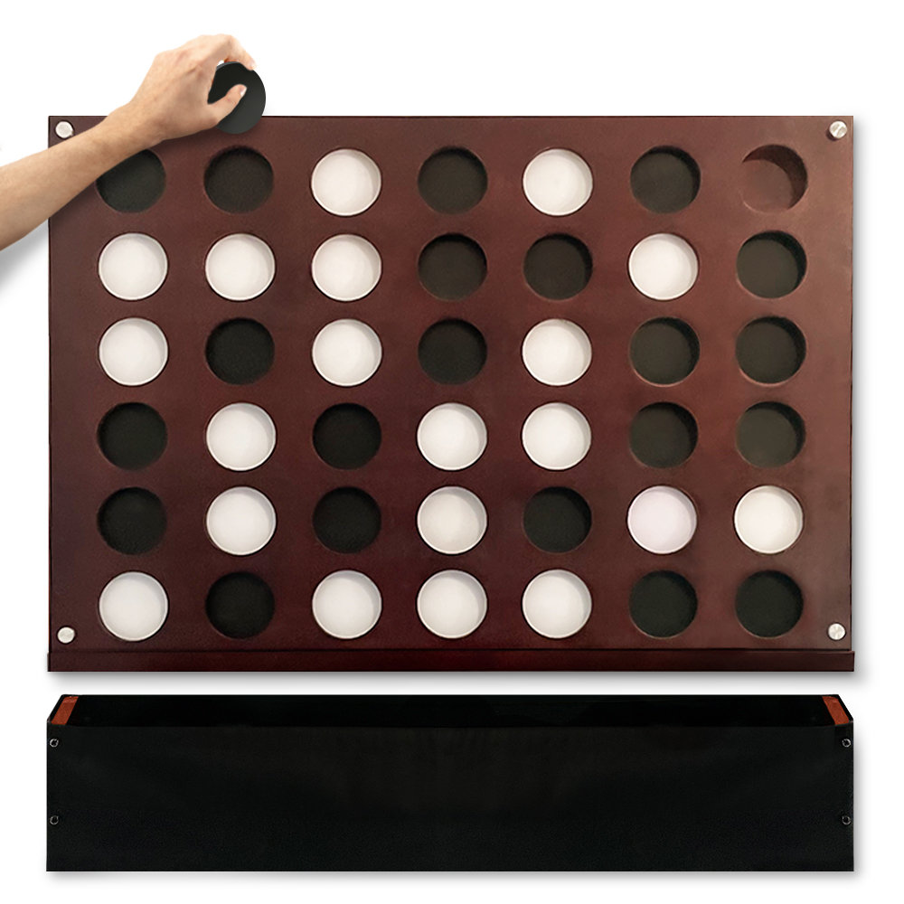 SWOOC Wall Mounted Giant 4 In A Row Game & Reviews | Wayfair