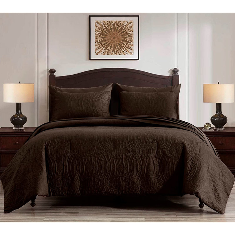 Liam Microfiber 7 Piece Bed in a Bag Comforter Set, Queen Comforter + 6 Additional Pieces, Ivory