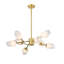 Lustre 8 lumières avec abat-jour en verre Harland-122499230-88071750