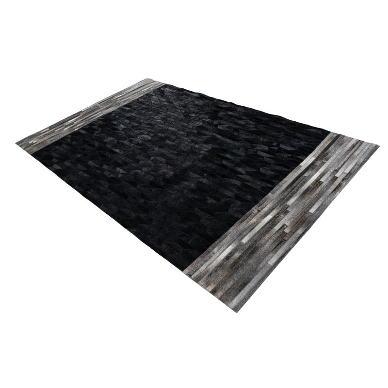 Tapis noir Juliana