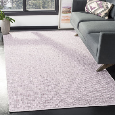 Akihiro Hand Woven Cotton Geometric Rug