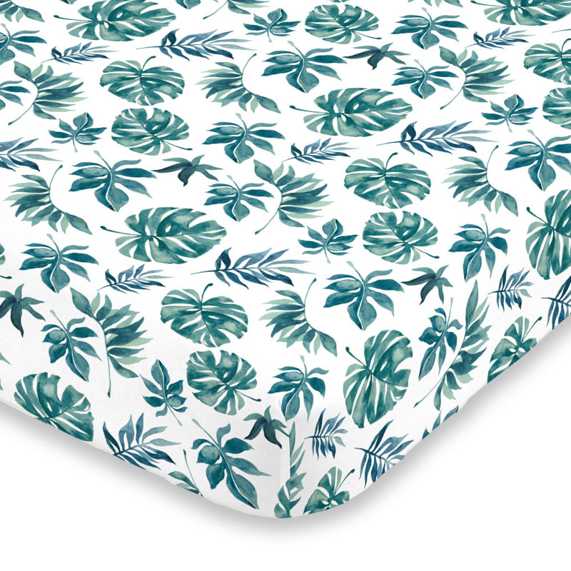 Drap-housse pour lit de bébé Vestavia, 28 po x 52 po, Vert