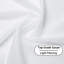 Paire de rideaux transparents en polyester Laquentin