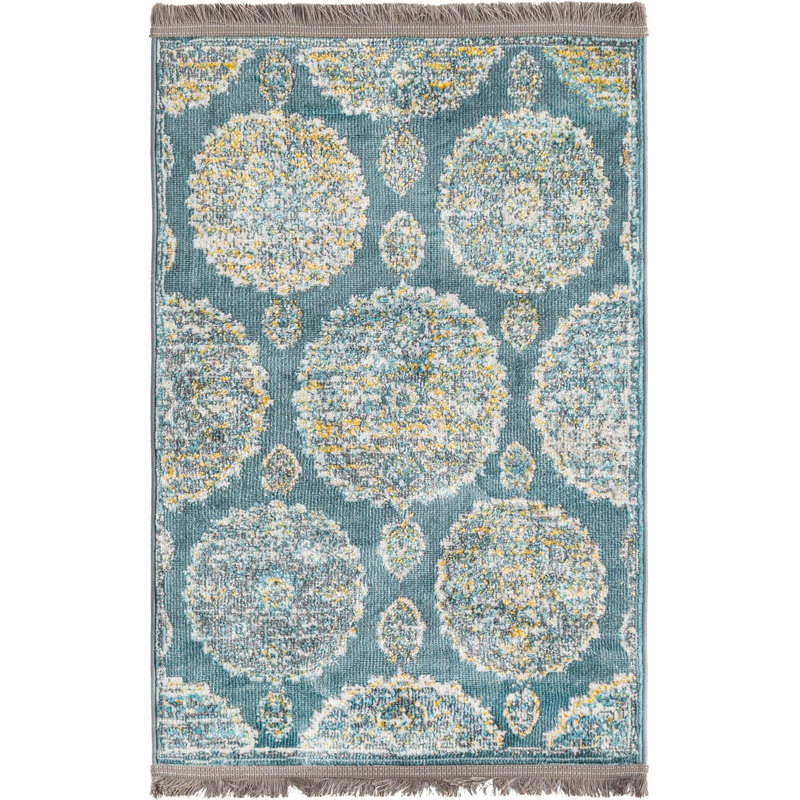 Oriental Indoor Rug, Rectangle 2'2" x 3'