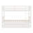 Rubber Wood Bunk Bed Including Trundle, Ladder, Guardrails-970175230