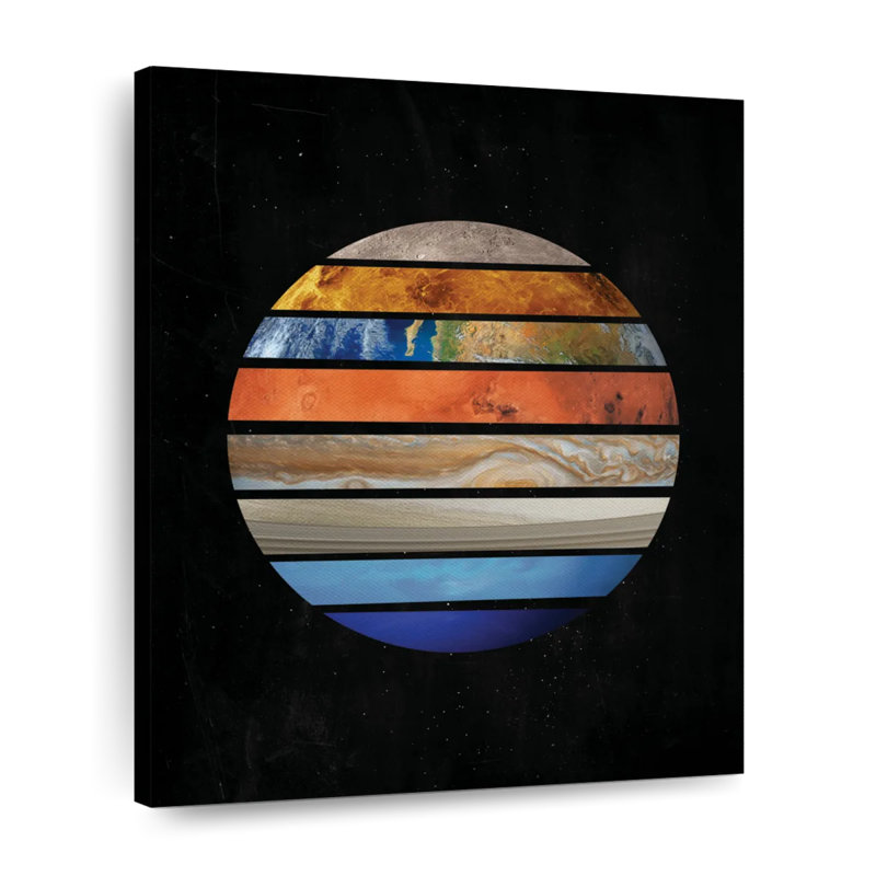 " Planets As One " by EduCrafts Designs, 10" H x 8" W x 1" D