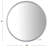 Pingry Metal Flat Wall Mirror-628688033